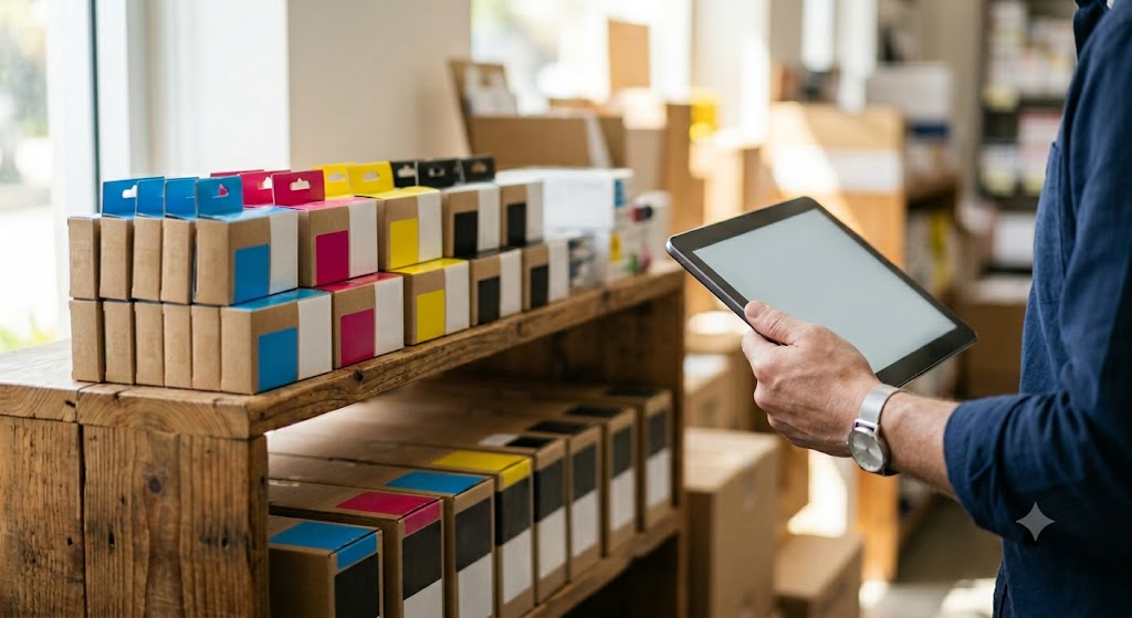Controle de estoque por modelo de impressora para empresa de cartuchos e toners