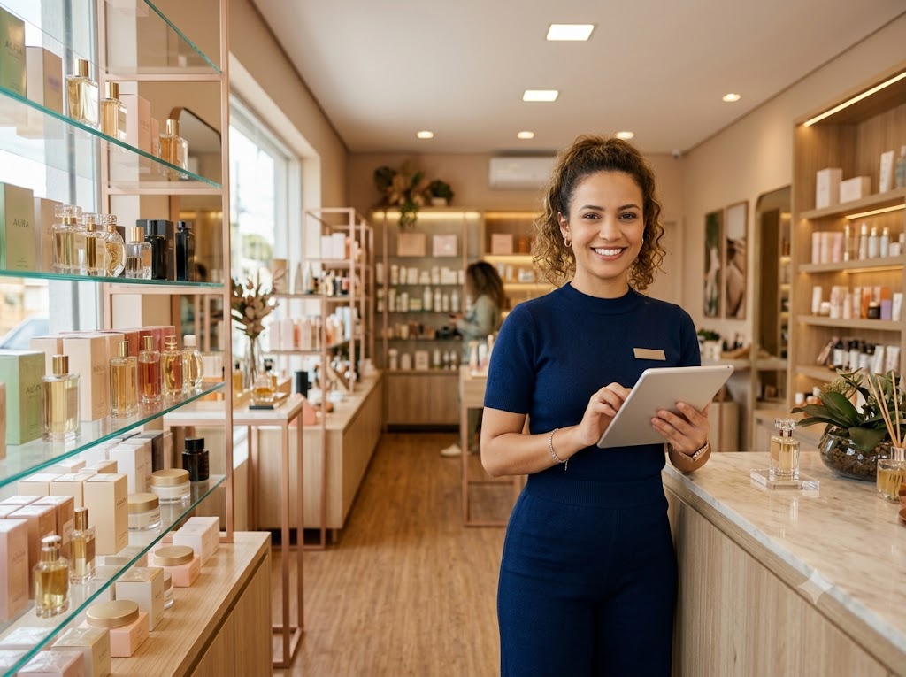 Sistema de gestão para loja de perfumaria e cosméticos da Infomaster Sistemas