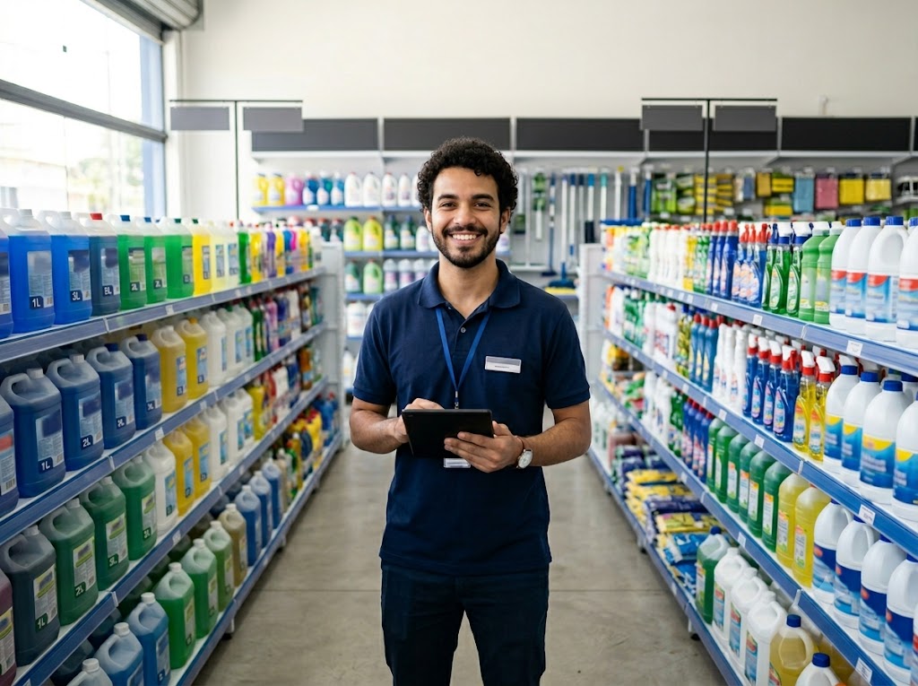 Sistema de gestão para loja de produtos para limpeza da Infomaster Sistemas