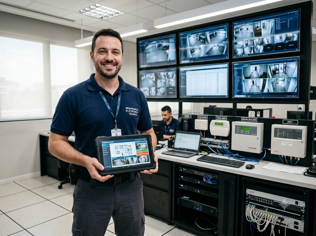 Sistema de gestão para empresa de segurança eletrônica e monitoramento da Infomaster Sistemas
